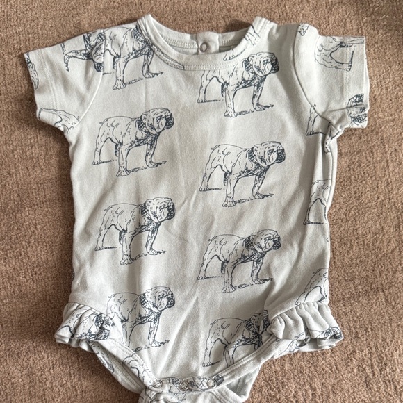 Kate Quinn 18M-24M Dog Print skirted Onesie - Picture 3 of 4